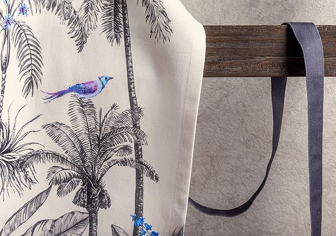 Maison d' Hermine 100% Cotton Apron for women with Pocket Kitchen Chef Apron for Men Cooking Gardening Server Waitress