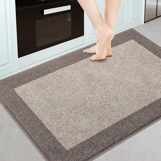Machine Washable Kitchen Rug 32" x 48", Non Slip Indoor Door Rug, Absorbent Entrance Runner Rug for Bedroom, Hallway, Bathroom, Floor