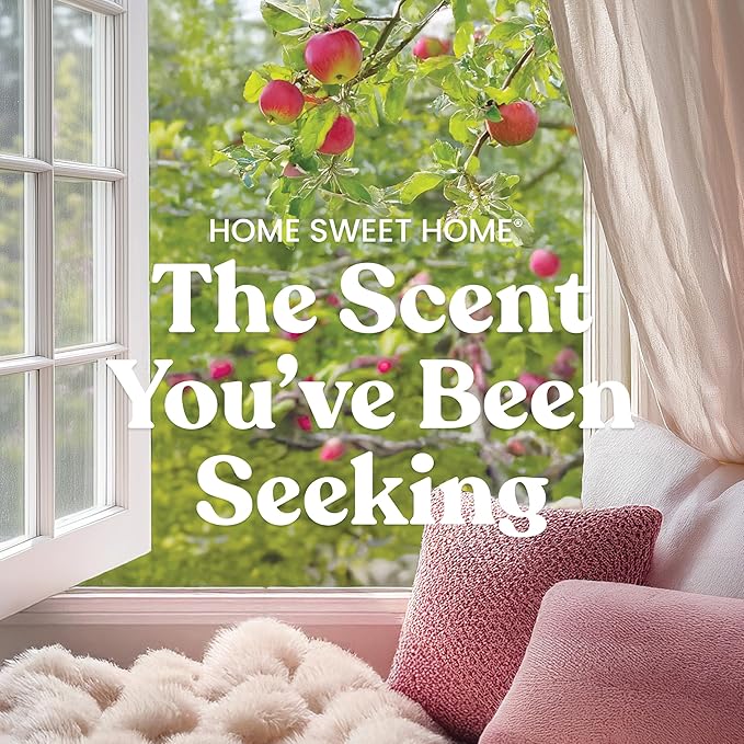 Yankee Candle Large Jar Scented Candle with up to 150 Hour Burn Time, Premium Plant Wax Blend for Consistent Burn, 22 oz Jar Candle with Room Filling Fragrance, Home Sweet Home