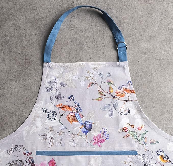 Maison d' Hermine 100% Cotton Apron for women with Pocket Kitchen Chef Apron for Men Cooking Gardening Server Waitress