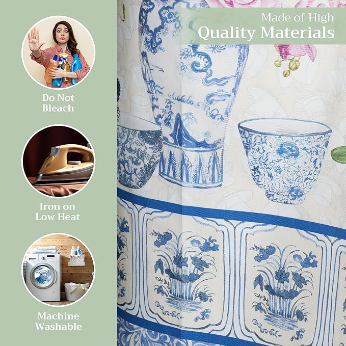 Maison d' Hermine 100% Cotton Apron for women with Pocket Kitchen Chef Apron for Men Cooking Gardening Server Waitress