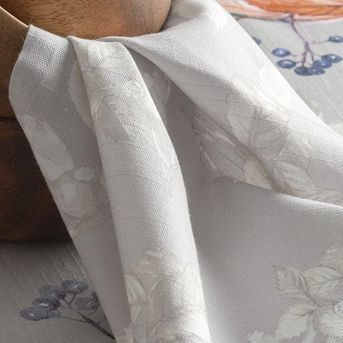 Maison d' Hermine Cloth Napkins Set of 4 100% Cotton Everyday Reusable Square Napkins Cloth Washable, Dinner, Party, Wedding, Restaurant (Equinoxe - Grey, 20" x 20")