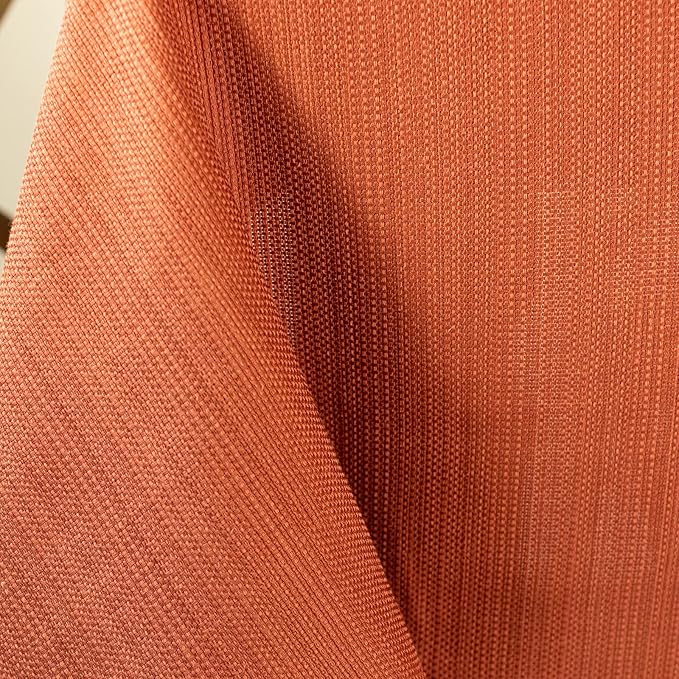 Benson Mills Cameron Textured Fabric Table Cloth, for Everyday Home Dining, Parties, Fall, Harvest, and Thanksgiving Tablecloth (60" x 84" Rectangular, Bison/Rust/Burnt Orange)