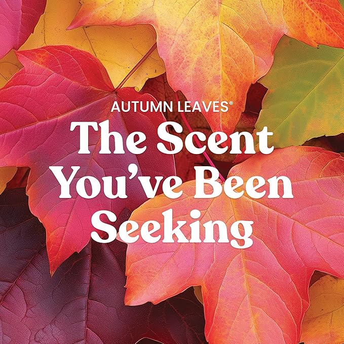 Yankee Candle Large Jar Scented Candle with up to 150 Hour Burn Time, Premium Plant Wax Blend for Consistent Burn, 22 oz Jar Candle with Room Filling Fragrance, Autumn Leaves