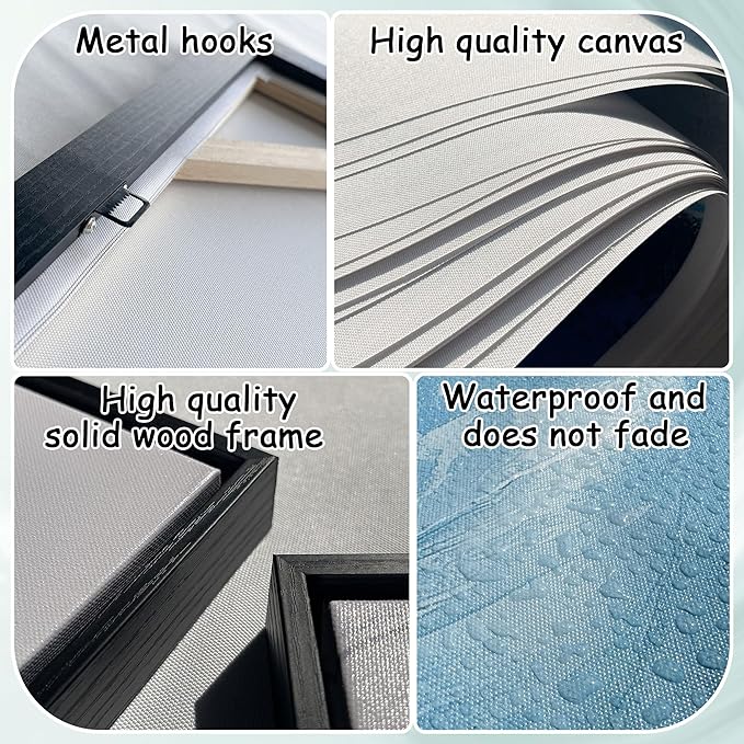 Pogusmavi Purple Wall Art - 3D Framed Canvas Abstract Art for Living Room, Modern Silver Wall Decor, Office Artwork, Bedroom Pictures, Contemporary Prints, Paintings for Wall Decorations 29×58IN