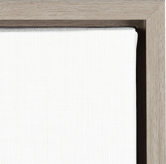 Kate and Laurel Sylvie Koala Black and White Portrait Framed Canvas Wall Art by Simon Te Tai, 18x24 Gray