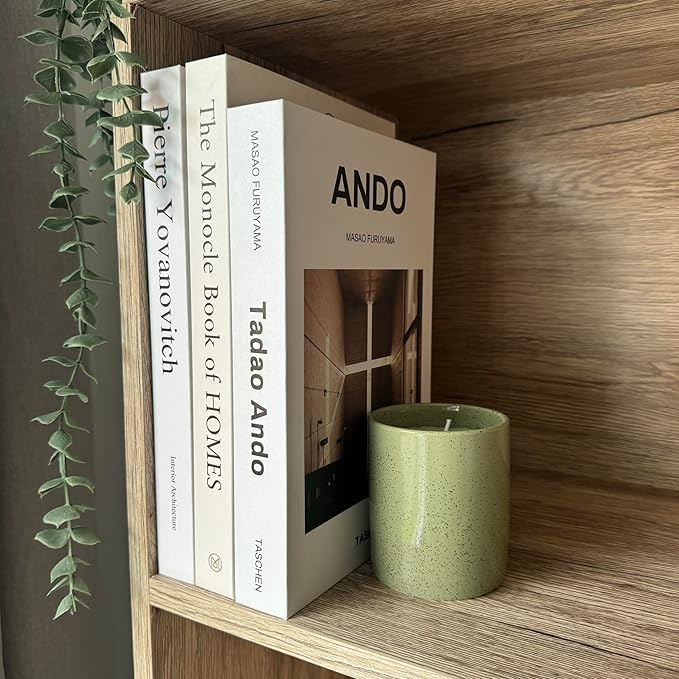 Set of 3 Faux Decorative Books for Coffee Table, Shelf Decor, Bookshelf Decor. Lightweight Cardboard Perfect for Decor Book Styling on Coffee Table, Entrance Table or Bookshelf.