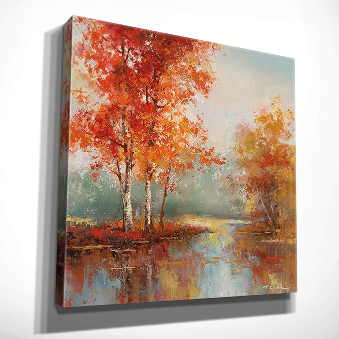Wexford Home Autumn's Grace I-Gallery Wrapped Canvas Art Print, 10x10
