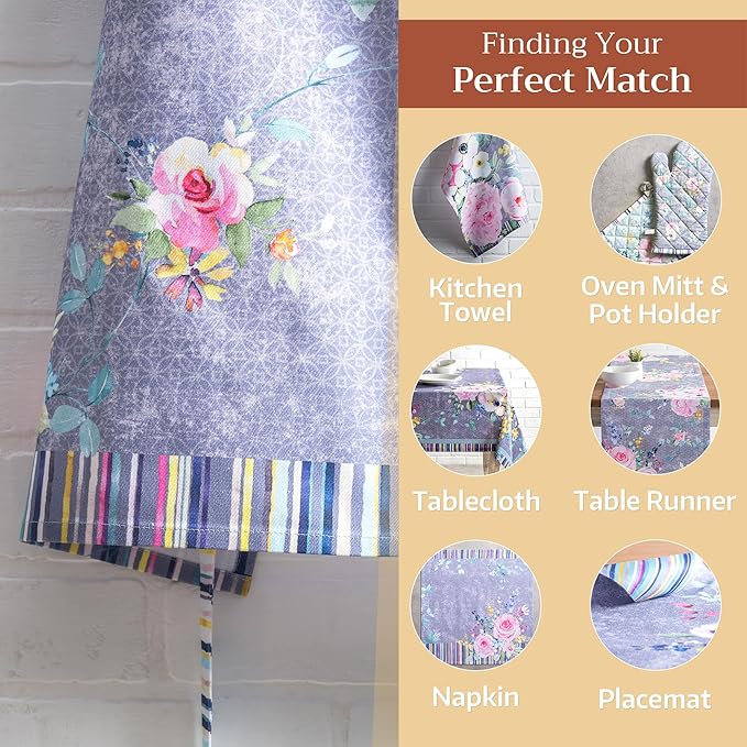 Maison d' Hermine 100% Cotton Apron for women with Pocket Kitchen Chef Apron for Men Cooking Gardening Server Waitress