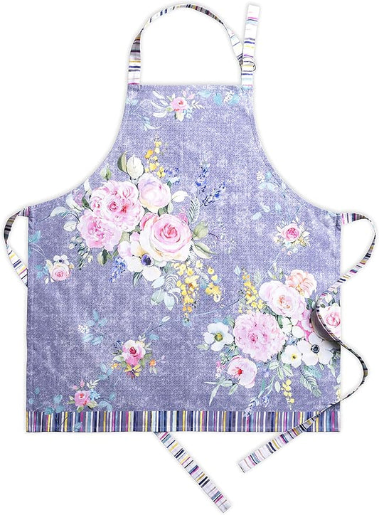 Maison d' Hermine 100% Cotton Apron for women with Pocket Kitchen Chef Apron for Men Cooking Gardening Server Waitress