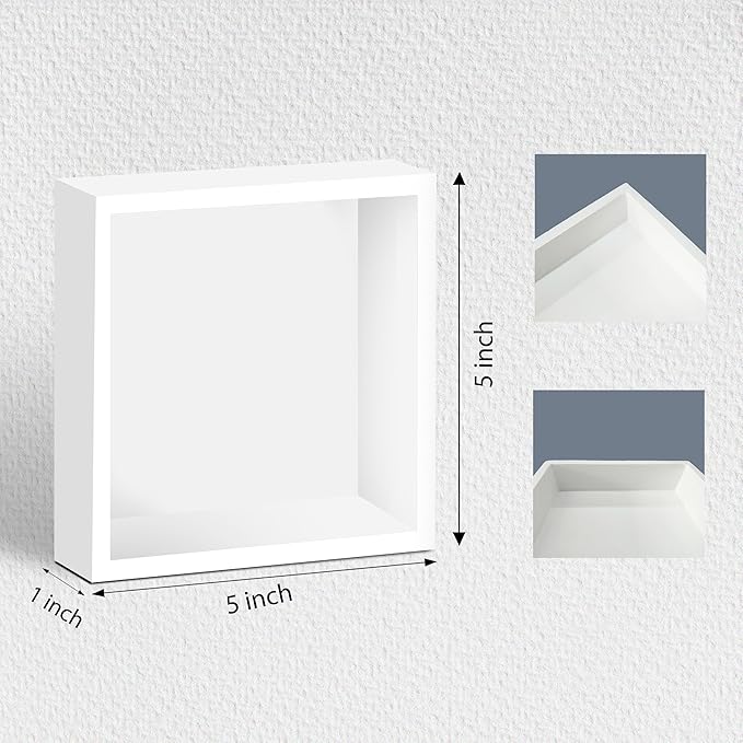 Hello Summer Decor,Wooden Plaque Sign Box for Desk Home Bedroom Office 5x5 Inches.(061)