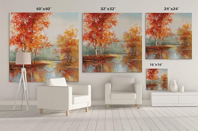Wexford Home Autumn's Grace I-Gallery Wrapped Canvas Art Print, 24x24