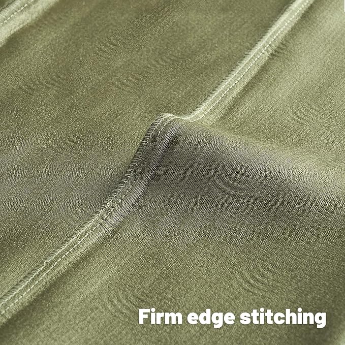 FUTEI Moss Green Chenille Decorative Throw Pillow Covers 20x20 Inch Set of 2,Soft Cozy Striped Geometric Patterns Cushion Case,Modern Home Decor for Couch Bed Living Room