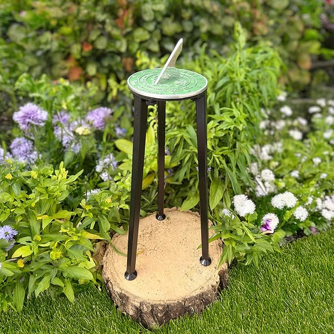 Anniversary Sundial Gift for 20th China Wedding Anniversary in 2025 - Recycled Metal Home Decor Or Garden Present Idea - Handmade in UK for Him, Her Parents Or Couples 20 Year Celebration