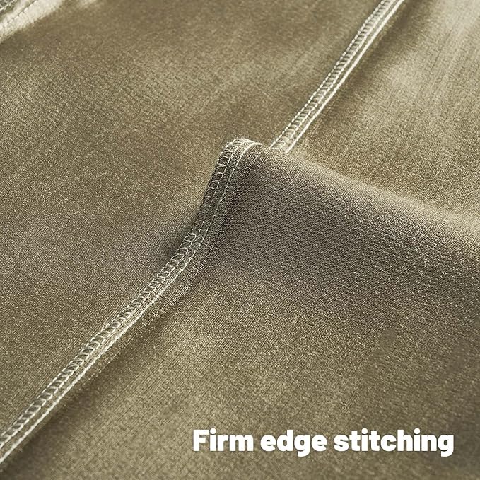 FUTEI Olive Green Chenille Decorative Throw Pillow Covers 22x22 Inch Set of 2,Soft Embossed Striped Textured Cushion Case,Modern Home Decor for Couch Bed Living Room