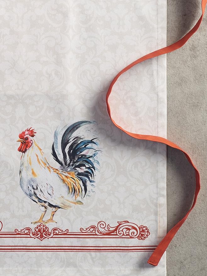 Maison d' Hermine 100% Cotton Apron for women with Pocket Kitchen Chef Apron for Men Cooking Gardening Server Waitress