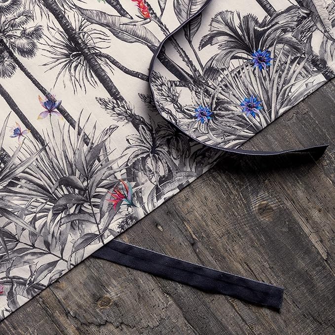 Maison d' Hermine 100% Cotton Apron for women with Pocket Kitchen Chef Apron for Men Cooking Gardening Server Waitress