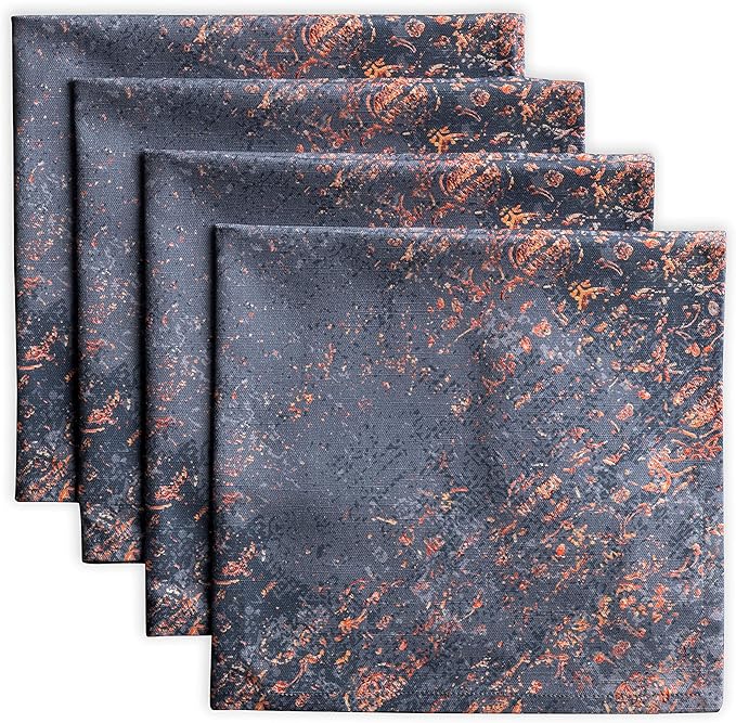 Maison d' Hermine Cloth Napkins Set of 4 100% Cotton Everyday Reusable Square Napkins Cloth Washable, Dinner, Party, Wedding, Restaurant (Imperfection, 20" x 20")