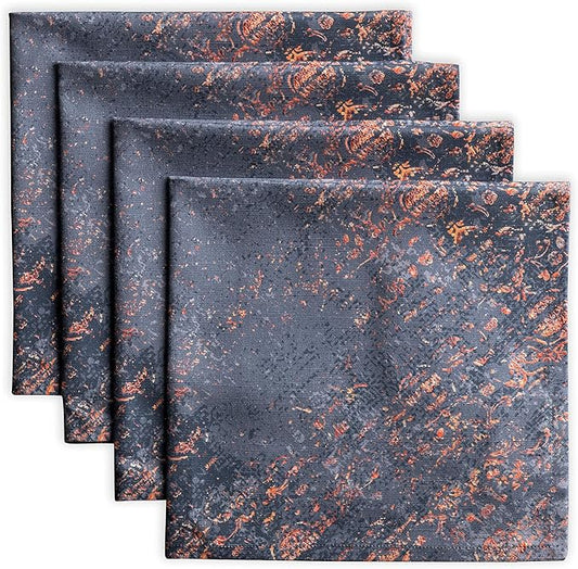 Maison d' Hermine Cloth Napkins Set of 4 100% Cotton Everyday Reusable Square Napkins Cloth Washable, Dinner, Party, Wedding, Restaurant (Imperfection, 20" x 20")