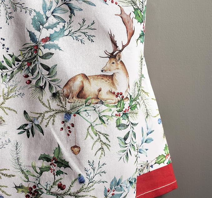 Maison d' Hermine 100% Cotton Apron for women with Pocket Kitchen Chef Apron for Men Cooking Gardening Server Waitress