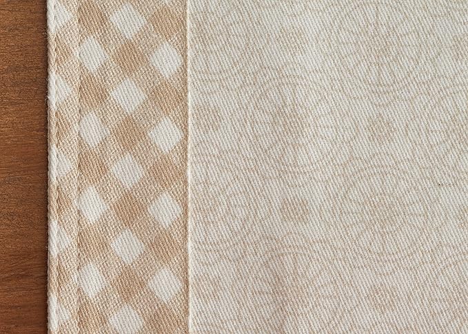 Maison d' Hermine Placemats Set of 2 100% Cotton Washable Cloth Place Mats, Reusable Table Mats for Kitchen Dining Decoration, Party, Wedding, Restaurant Spring/Summer (Birdies On Wire, 13" x 19")