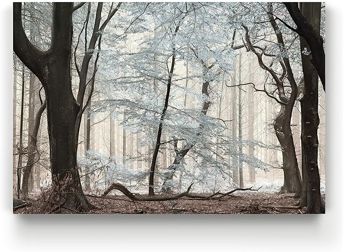 Renditions Gallery Canvas Nature Art Prints for Home Dried Forest Trees Modern Paintings for Bedroom Living Room Office Wall Decor - 12"X18" LT08
